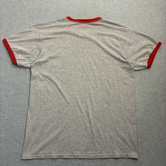 Mexico Futbol Graphic T Shirt Gildan Gray Green Red Soccer Tee Size L - Picture 6 of 6